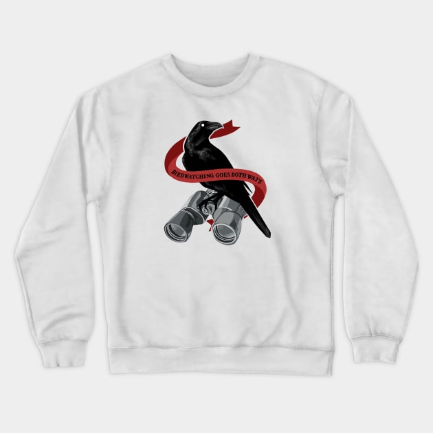 Birdwatching Goes Both Ways Crewneck Sweatshirt by LivianPearl